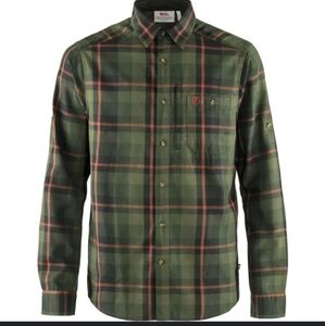 Fjallraven Men's Green Plaid Button Down Shirt